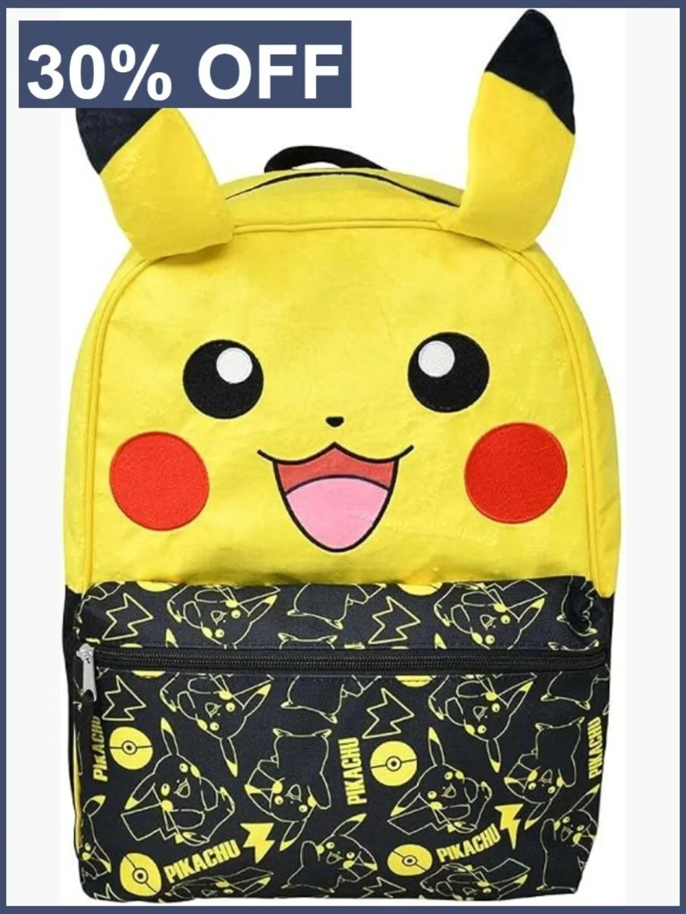 Pokemon Pikachu Kids Backpack with Ears - 16